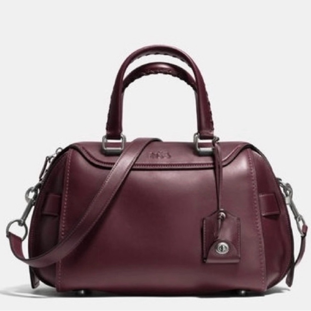 NWT Coach Ace Glove-tanned Leather Satchel 37017